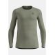 4. Odlo BL TOP Crew Neck l/s ACTIVE WARM Langarm Thermounterwäsche Größe M Grau