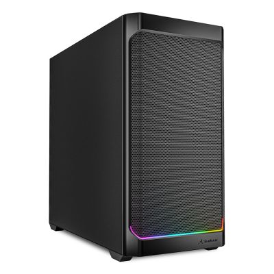 5. Sharkoon MK4 RGB-Streifen Micro Tower Schwarz