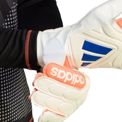 6. adidas Copa Glove Club Torwarthandschuhe weiß und orange JN5339
