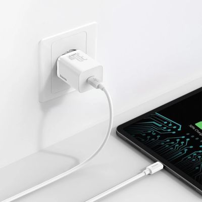 9. Baseus Super Si 1C Schnellladegerät USB Typ C 30W Power Delivery Quick Charge weiß (CCSUP-J02)