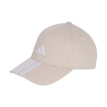 adidas Baseballkappe mit 3 Streifen und neuem Logo, Beige JW6036