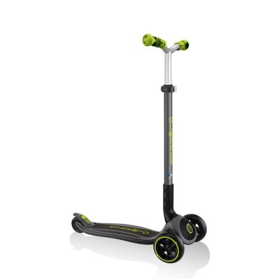 14. Globber Master Prime 3-Rad-Scooter / Schwarz - Limettengrün 664-106