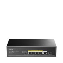 Cudy GS1005PTS1 Gigabit-Ethernet (10/100/1000) Netzwerkanschlüsse mit PoE-Unterstützung, Schwarz