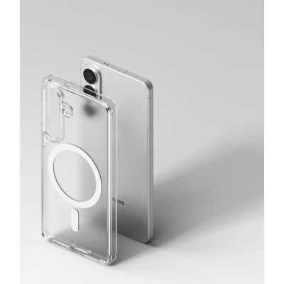 5. Ringke Fusion Magnetische MagSafe Hülle für Samsung Galaxy S26 - Transparent