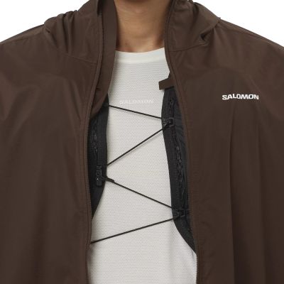 3. Salomon Sense Aero Wind Jacke M LC2826900 Braun 2XL