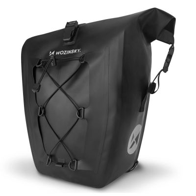 2. Wozinsky Wasserdichte Fahrradtasche 25L Schwarz (WBB24BK)