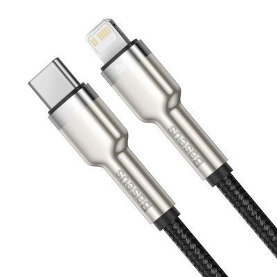 2. Baseus Cafule Series Metal Data USB-C / Lightning 20W PD-Kabel 1 m - Schwarz