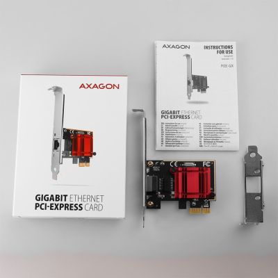 5. Axagon PCEE-GIX Netzwerkkarte Internes Ethernet 1000 Mbit/s