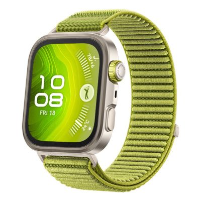 3. Huawei Watch FIT4 Pro Smartwatch, 3D-gewebtes Žalias-Armband, Titangehäuse, Seiya-B29