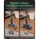 6. ICY BOX IB-MS702-T Monitorhalterung/Ständer 144,8 cm (57") Schreibtisch Schwarz