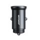 3. Joyroom JR-CCN06 30W 2x USB-C Mini-Autoladegerät aus Metall – Schwarz