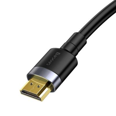 2. Baseus Cafule HDMI / HDMI 2.0 4K 60 Hz 3D 18 Gbit/s Kabel 3 m – Schwarz