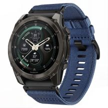 Tech-Protect Nylon Classic Armband für Garmin Fenix ​​5X / 5X Plus / 6X / 6X Pro / 7X / 8 / 8 Pro / 9 / 9 Pro (51 mm) - Marineblau
