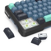 REDRAGON K724GBG-RGB-PRO Behemoth-Tastatur USB + RF Wireless + Bluetooth Grau, Blau