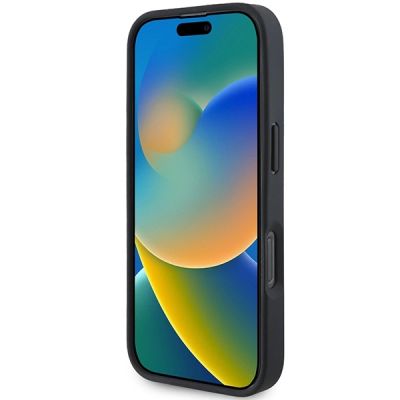 5. BMW M Perforierte Tricolor Line MagSafe Hülle für iPhone 16 Pro - Schwarz