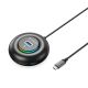 Orico YXR4-C3 RGB USB-Hub mit 4 USB-A 3.0-Anschlüssen, Audio-/Mikrofonanschluss (0,3 m) – Schwarz