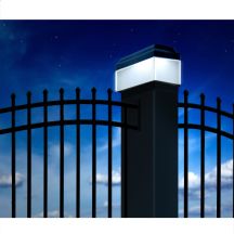 GRÜNBLAU SOLARLAMPE FÜR EINEN POST 100*100 - UMSCHLAGBEDECKUNG GB128