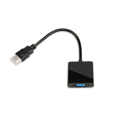 3. IBOX IAHV01 Adapter (HDMI M - D-Sub (VGA) F; 1 m; schwarz)