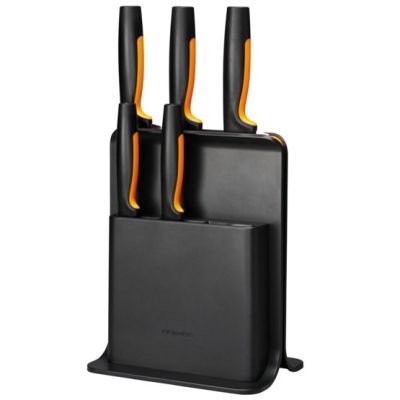 6. Fiskars Functional Form 6-teiliger Messerblock mit Löchern