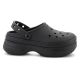 6. CROCS CLASSIC STACKED CLOG SCHWARZ/SCHWARZ 211355-060