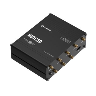 3. Teltonika RUTC50 Gigabit Ethernet Dualband (2,4 GHz/5 GHz) 5G WLAN-Router Schwarz
