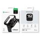 8. AmazingThing Radix Glass Case für Apple Watch 42 mm, Schwarz