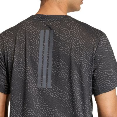 5. adidas D4T Power Aop T-Shirt für Herren, Schwarz, KF3097