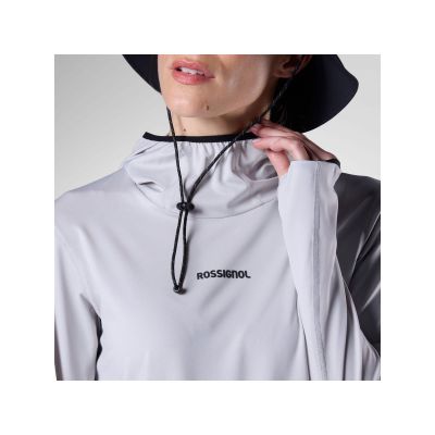 5. ROSSIGNOL W Westweg Sun Hoodie, grau