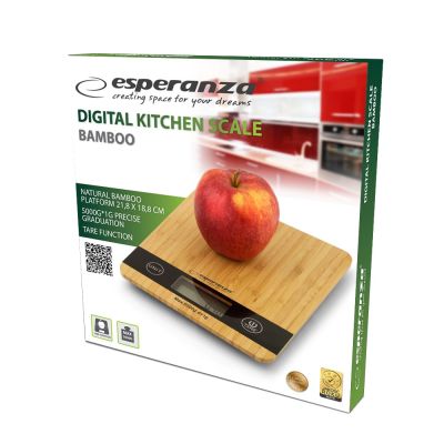 9. Esperanza Bamboo EKS005 Küchenwaage (beige)