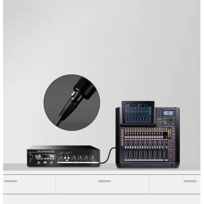 10. Ugreen AV130 66717 Audio-XLR (weiblich) – XLR (männlich) Kabel für Mikrofon/Verstärker 2 m – schwarz