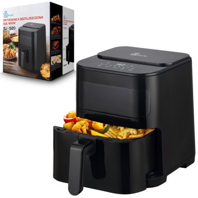 2. Extralink Heißluftfritteuse 5,2 l EU SJ-520 Einzeln 5,2 l Heißluftfritteuse Schwarz