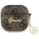 Guess GUA4G4GSMW AirPods 4 Hülle braun/braun 4G Charm Collection