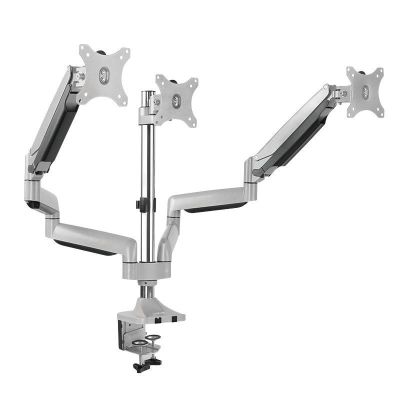 6. Monitorhalterung Logilink TIS 13"-32" 3TFT 2x4Gel. 1x1Joint silber Max. 7kg