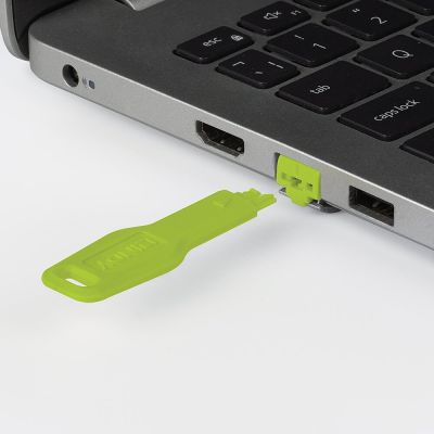 4. Lindy 47894 Portblocker Portblocker + RJ-45-Schlüssel Grün Acrylnitril-Butadien-Styrol-Copolymer (ABS) 10 Stück.