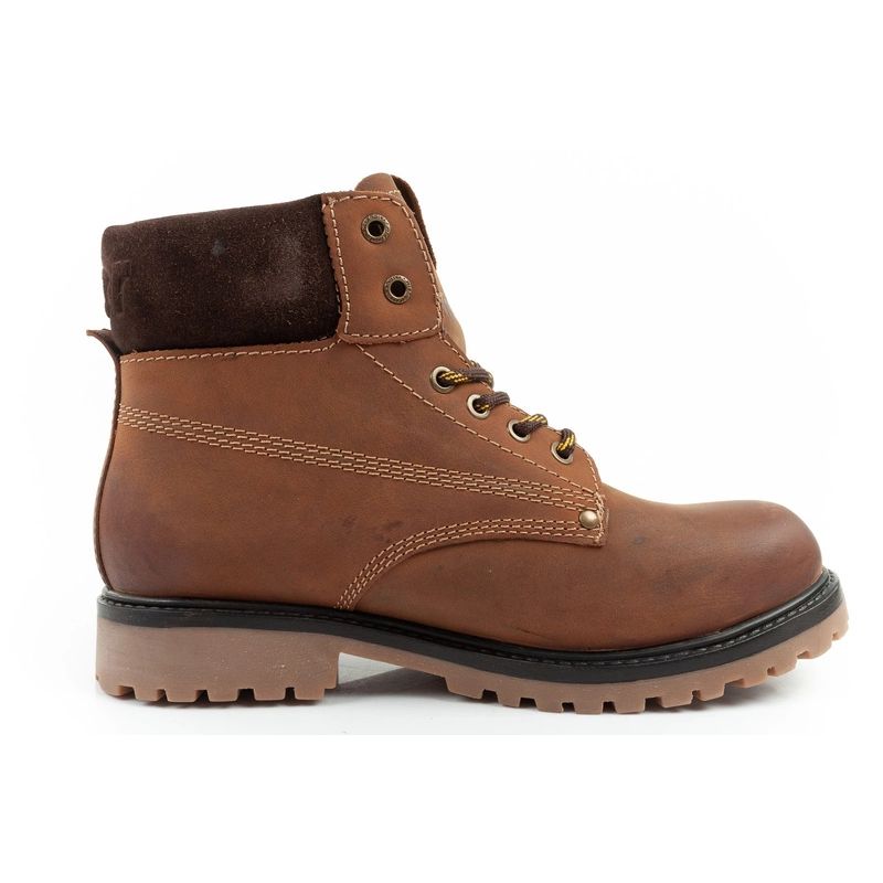 4. Wrangler Arch Herrenschuhe Chelsea Boots elegante Stiefeletten Naturleder Braun