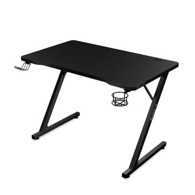 6. Huzaro Hero 1.8 Schwarzer Gaming-Schreibtisch