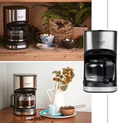 9. Adler AD 4407 Filterkaffeemaschine (550W; schwarz)