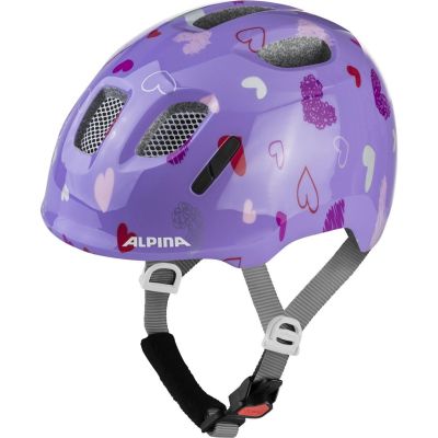ALPINA XIMO 2 PURPLE HEARTS GLOSS Fahrradhelm 49-54