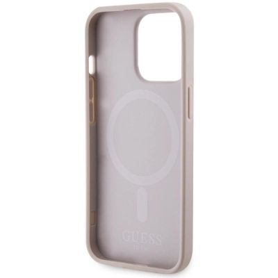 7. Guess GUHMP13LP4RPSP iPhone 13 Pro / 13 6,1" rosa/rosa Hartschale 4G bedruckte Streifen MagSafe