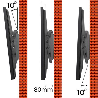 9. MACLEAN TV-Halterung, Monitor 120" 120 kg MC-750N