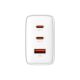 2. Baseus Cube Pro 65W GaN-Ladegerät 2x USB-C USB-A - Weiß