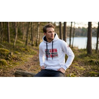 6. Herren-Sweatshirt Geographical Norway GPEPE 2 MEN 100 EO BS2 (WT1874H/GN-WHITE)