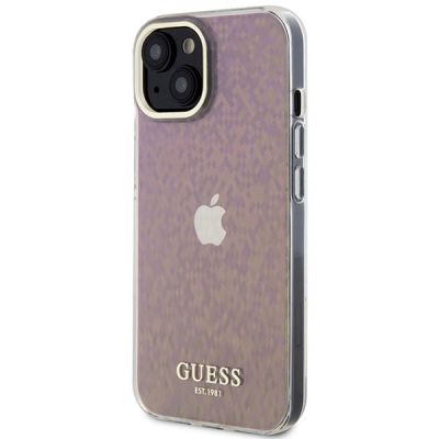 2. Guess GUHCP15SHDECMP iPhone 15 6,1" rosa/rosa Hardcase IML Faceted Mirror Disco Iridescent