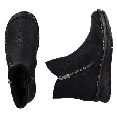 49. Bequeme isolierte Stiefeletten Rieker W RKR612 schwarz