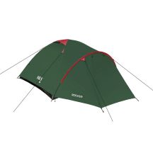 NILS CAMP Rocker NC6013 Campingzelt für 3 Personen, grün und rot