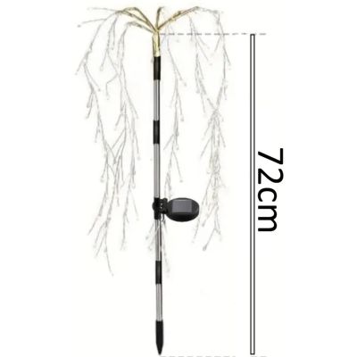 9. Solarlampen-Feuerwerksbaum 72 cm 120 LED