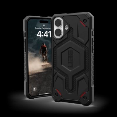 3. UAG Monarch Pro Hülle mit MagSafe für iPhone 16 Plus – Schwarz