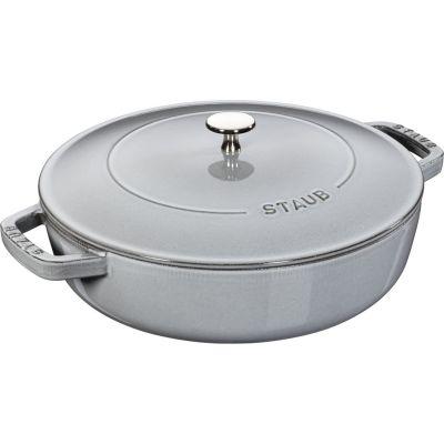 3. STAUB 40511-470-0 Tiefe Bratpfanne mit Deckel - Graphit 28 cm