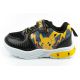 2. Leomil Kinder-Sportschuhe Pokémon-Sneaker, leicht, mit Klettverschluss und LED-Beleuchtung, schwarz-gelb
