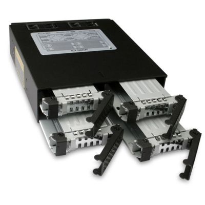 5. Icy Dock MB994SP-4SB-1 Trägerplatte, 13,3 cm (5,25 Zoll), 2,5 Zoll, Aluminium, Metall, CE, REACH